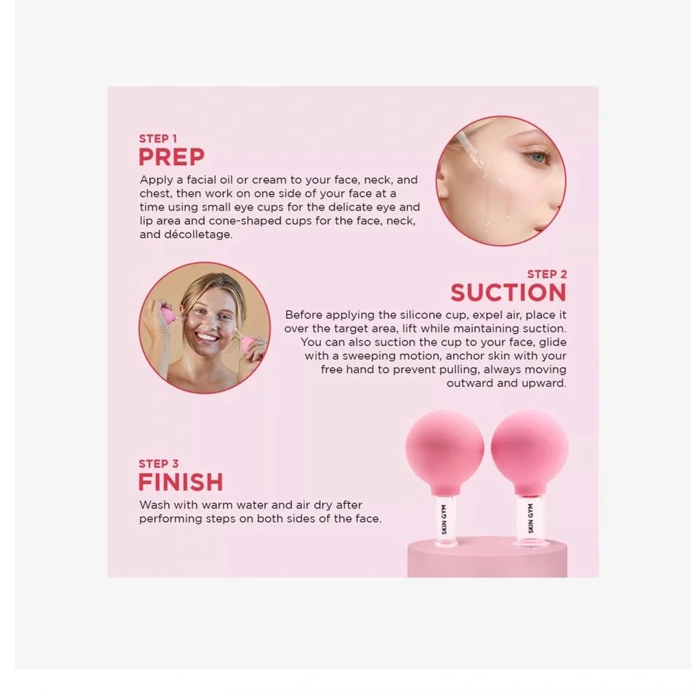 Skin Gym Pink Face Cupping Set - Picture 5 of 6